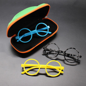 Housse à lunettes Cartoon Car Lunettes de soleil Étui Papeterie Boîte de rangement Zipper Lunettes Étui